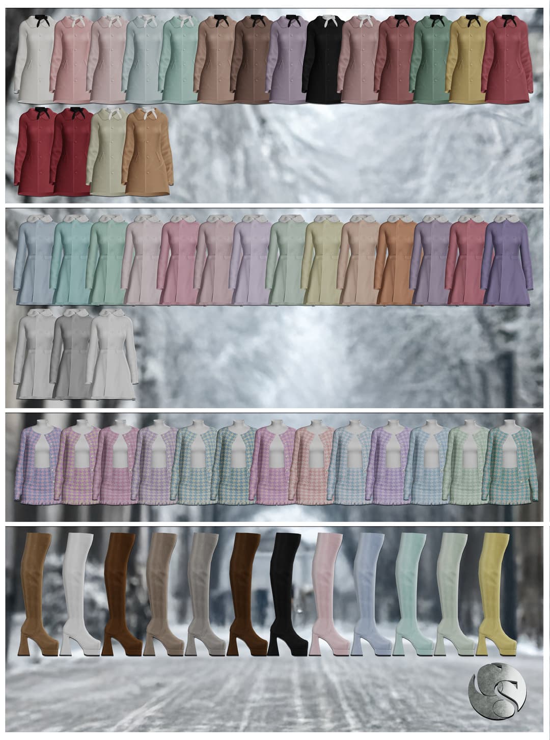 Галерея мода Коллекция зимней одежды Snowy November #3